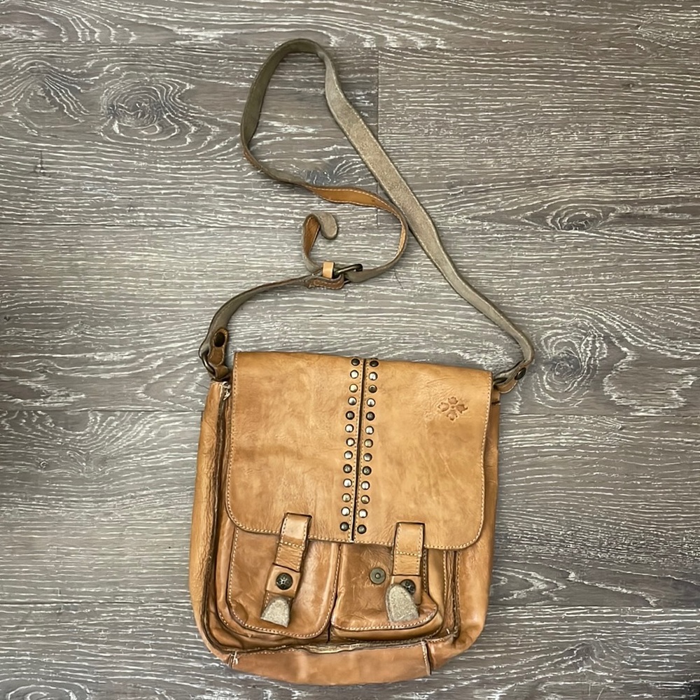 Patricia Nash Tan Leather Crossbody